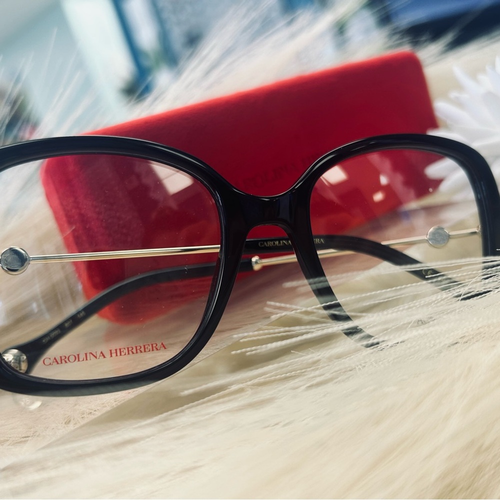 Carolina Herrera Black Eyeglasses